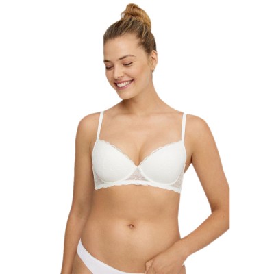 Promise - Γυναικείο Σουτιέν με Μπανέλα Ελαφριά Επένδυση και Δαντέλα Cup C,D