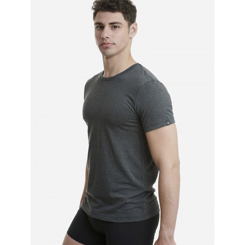 WALK - Ανδρικό Βαμβακερό T-Shirt Λαιμόκοψη