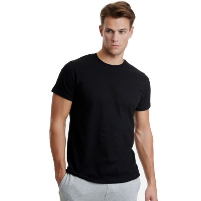 WALK Men's Βαμβακερό Loose Fit T-Shirt Λαιμόκοψη