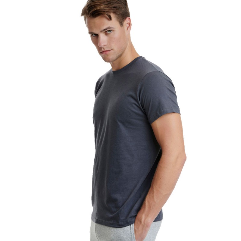 WALK Men's Βαμβακερό Loose Fit T-Shirt Λαιμόκοψη
