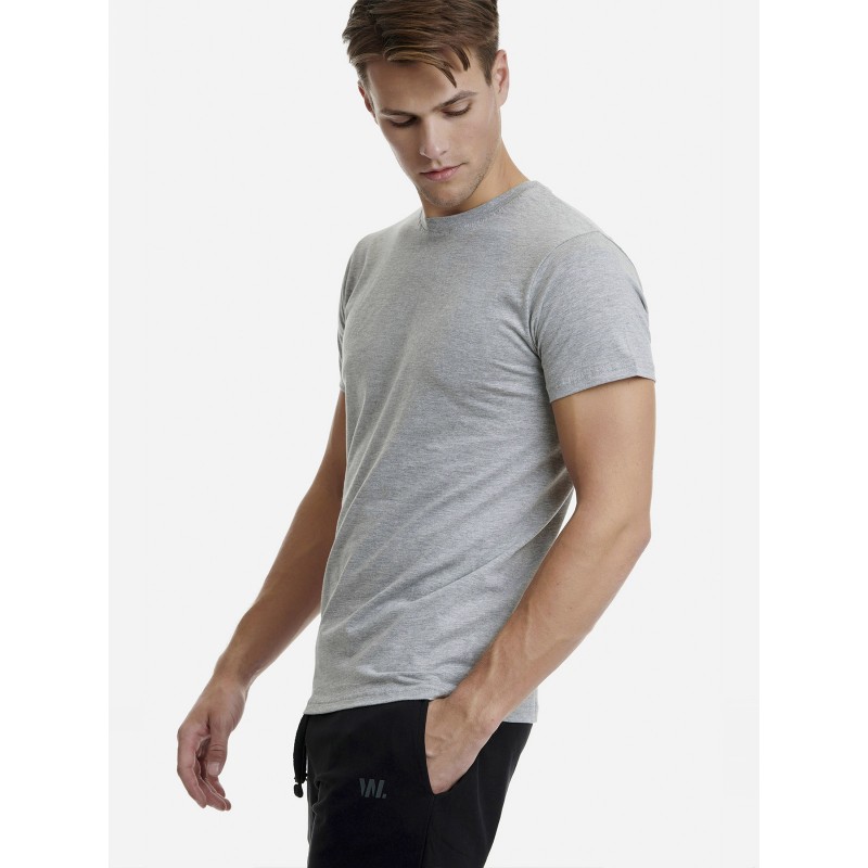 WALK Men's Βαμβακερό Loose Fit T-Shirt Λαιμόκοψη