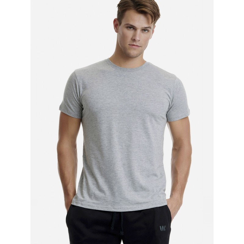 WALK Men's Βαμβακερό Loose Fit T-Shirt Λαιμόκοψη