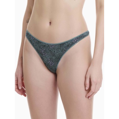 WALK - Γυναικείο Thong Bamboo με Σχέδιο Σετ 2 Τεμαχίων