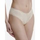 WALK - Γυναικεία Σλιπ Brazilian Brief με Δαντέλα από Bamboo Μονόχρωμα Σετ 2 Τεμαχίων