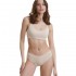 WALK - Γυναικεία Σλιπ Brazilian Brief με Δαντέλα από Bamboo Μονόχρωμα Σετ 2 Τεμαχίων