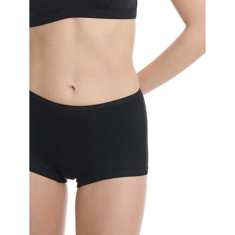 Walk Γυναικείο Boxer Bamboo Μονόχρωμο Σετ 2 Τεμαχίων