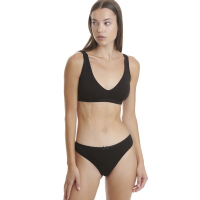 WALK - Γυναικείο Σλιπ Mini από Bamboo και Δαντέλα