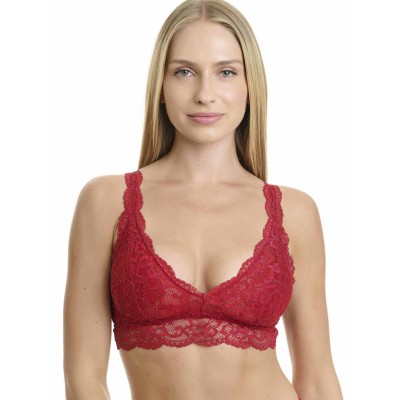 WALK - Γυναικείο Bralette από Δαντέλα με Αφαιρούμενα Pads