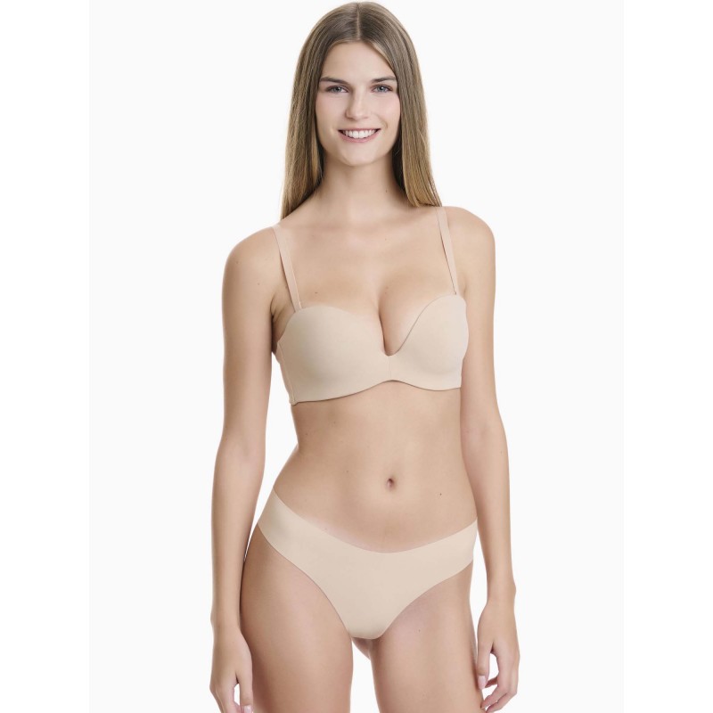 WALK - Γυναικείο Strapless Push-Up Σουτιέν με Αφαιρούμενη Ενίσχυση