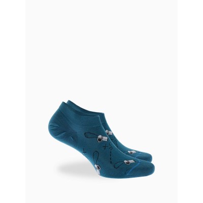 WALK - Ανδρική Κάλτσα Bamboo Sneakers με Σχέδιο