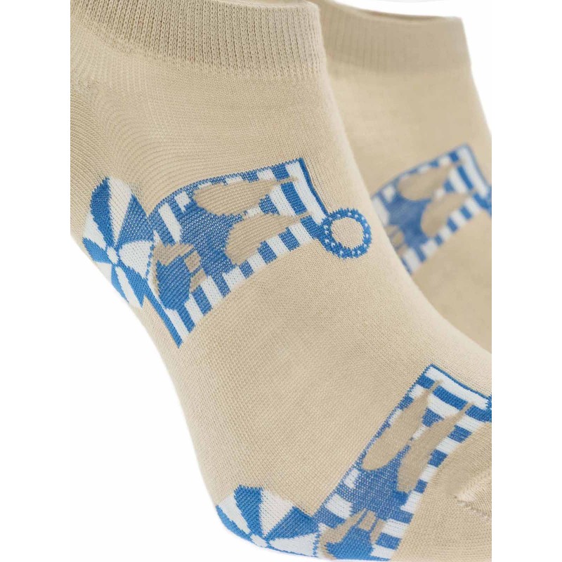 WALK - Γυναικεία Κάλτσα Sneaker Bamboo με Σχέδιο