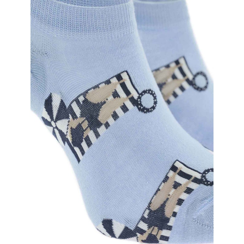 WALK - Γυναικεία Κάλτσα Sneaker Bamboo με Σχέδιο