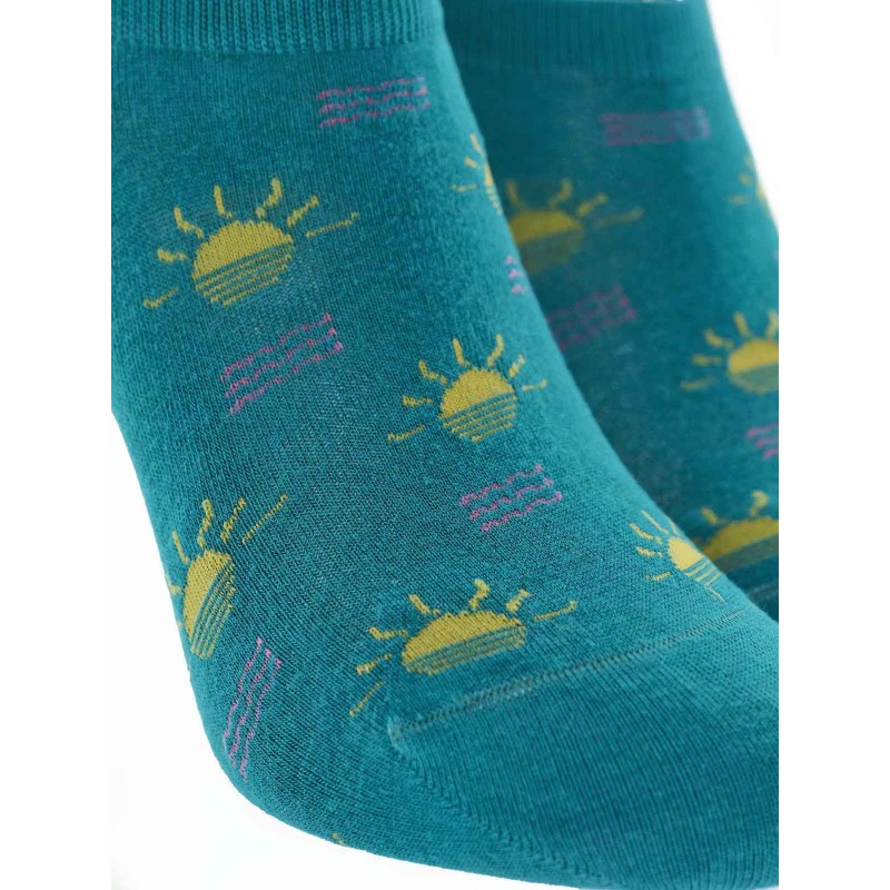 WALK - Γυναικεία Κάλτσα Sneaker Bamboo με Σχέδιο