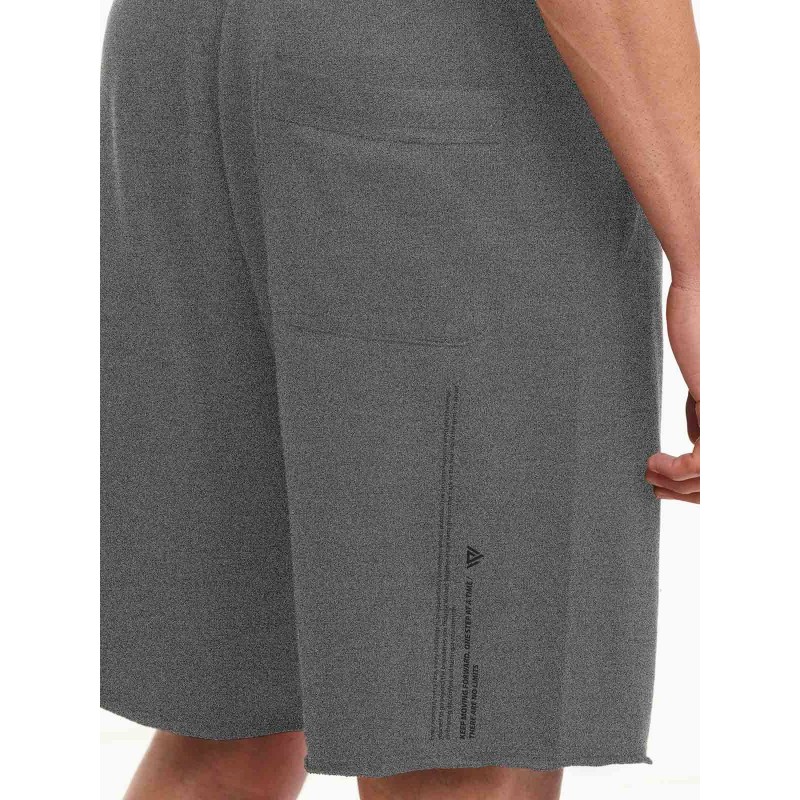 WALK - Ανδρική Αθλητική Βαμβακερή Βερμούδα με Τύπωμα