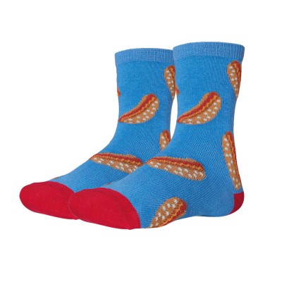 Ysabel Mora - Παιδική Βαμβακερή Kάλτσα με Σχέδιο Hotdog