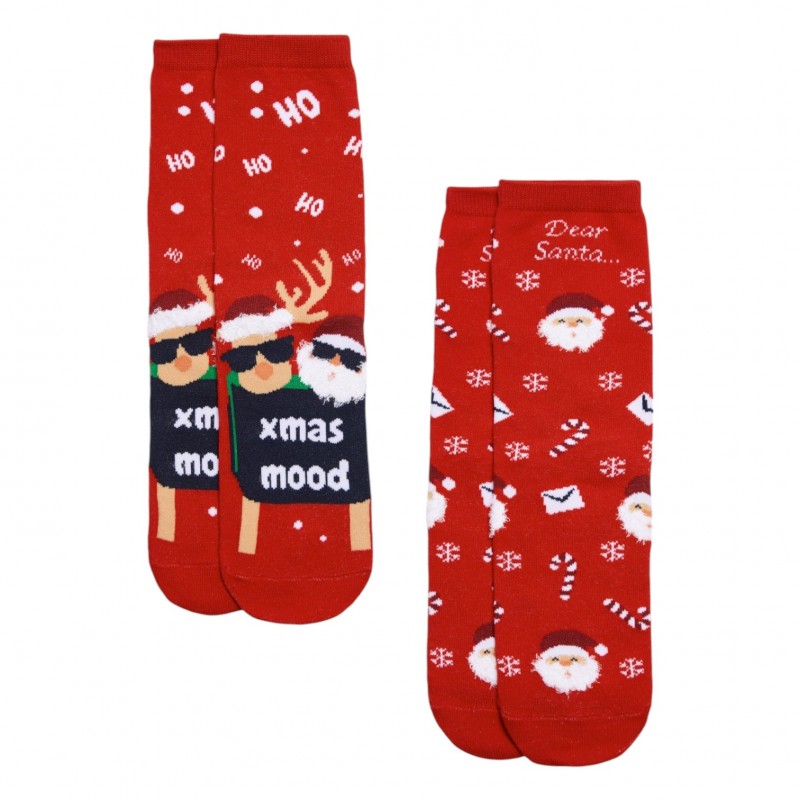 Ysabel Mora - Παιδική Χριστουγεννιάτικη Kάλτσα X-MAS Gift Box 2Pack