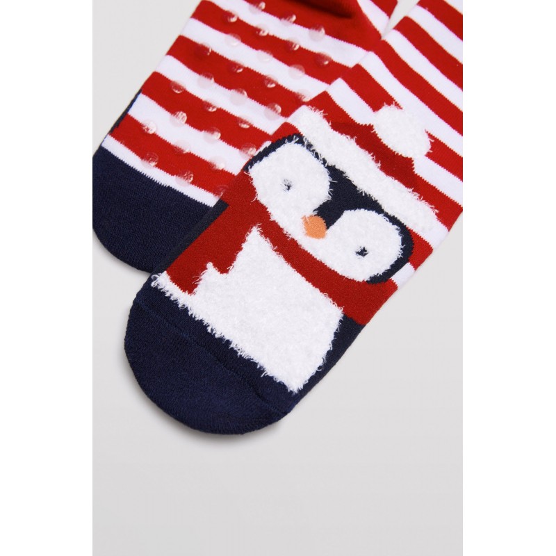 Ysabel Mora - Παιδική Χριστουγεννιάτικη Kάλτσα Thermal με Αντιολισθητική Σόλα X-MAS Gift Box 2Pack
