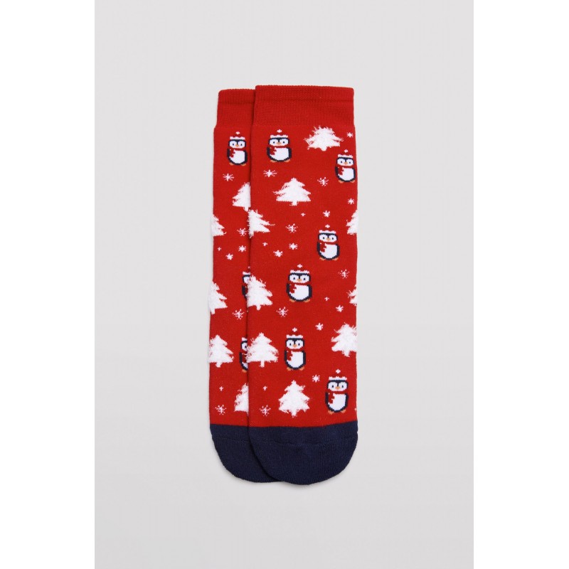 Ysabel Mora - Παιδική Χριστουγεννιάτικη Kάλτσα Thermal με Αντιολισθητική Σόλα X-MAS Gift Box 2Pack