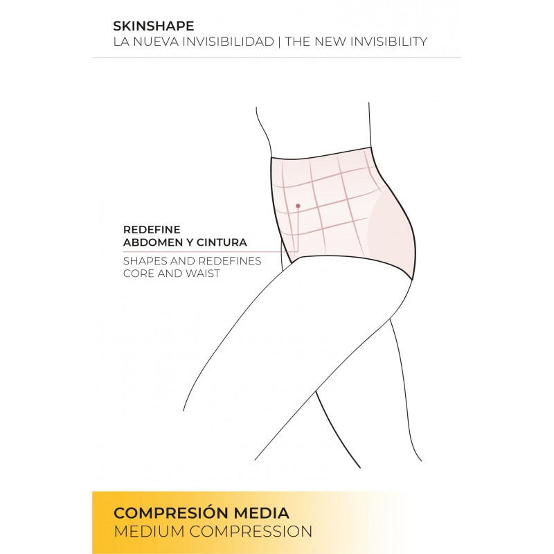 Ysabel Mora - Γυναικείο Σλιπ Λαστέξ Medium Compression Laser Reducing Panty