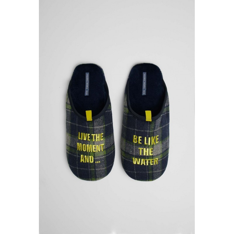 Ysabel Mora - Ανδρικές Παντόφλες Live The Moment House Slippers