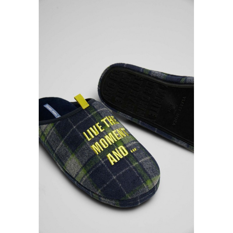 Ysabel Mora - Ανδρικές Παντόφλες Live The Moment House Slippers