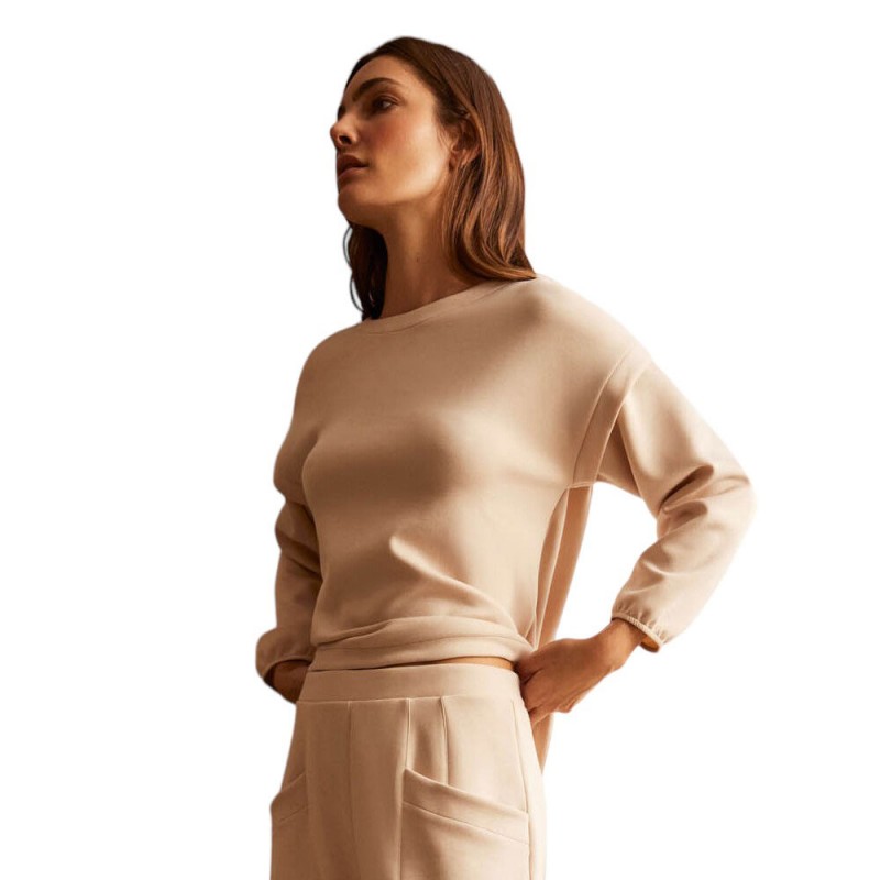 Ysabel Mora - Γυναικείο Πουλόβερ με Λεπτομέρεια στο Μανίκι