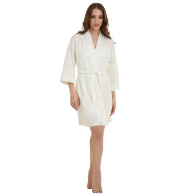 Zen By Daisy - Γυναικεία Νυφική Ρόμπα Βελούδο