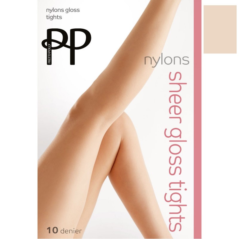 Pretty Polly - Γυναικείο Καλσόν Nylon 10 Denier Gloss Tights Sunblush