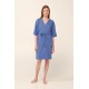 Σταυρωτή Καλοκαιρινή Ρόμπα από Βαμβάκι BLUE IRIS (22256-BLUE IRIS) Σταυρωτή Καλοκαιρινή Ρόμπα από Βαμβάκι BLUE IRIS (22256-BLUE IRIS)