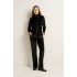 Γυναικείο Velvet Lounge Σετ με Φερμουάρ BLACK (25190-BLACK)
