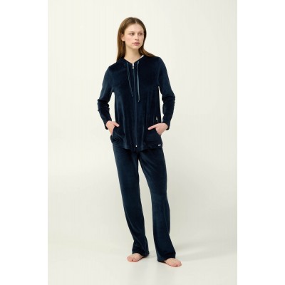Χειμερινό Lounge Set με Κουκούλα BLUE BLAZER (23116-BLUE BLAZER)