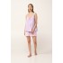 Βαμβακερό Baby Doll με Τιράντες LILLA PASTEL (24314-LILLA PASTEL)