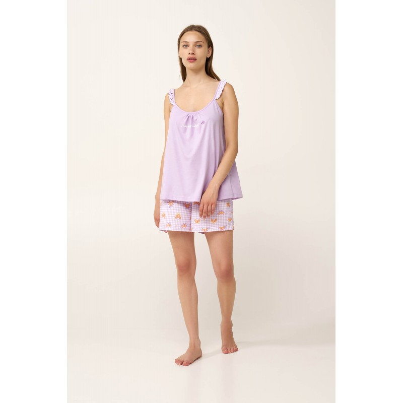 Βαμβακερό Baby Doll με Τιράντες LILLA PASTEL (24314-LILLA PASTEL) Βαμβακερό Baby Doll με Τιράντες LILLA PASTEL (24314-LILLA PASTEL)