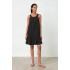 Μονόχρωμο Αμάνικο Φόρεμα BLACK (18451-BLACK)