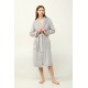 Γυναικεία Σταυρωτή Ρόμπα Fleece GRAY SILVER (23280-GRAY SILVER) Γυναικεία Σταυρωτή Ρόμπα Fleece GRAY SILVER (23280-GRAY SILVER)