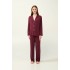 Κουμπωτή Γυναικεία Πυτζάμα Micromodal RED WINDSOR (23121-RED WINDSOR)