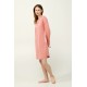 Βαμβακερό Νυχτικό με Τσέπες PINK TAN (23311-PINK TAN) Βαμβακερό Νυχτικό με Τσέπες PINK TAN (23311-PINK TAN)