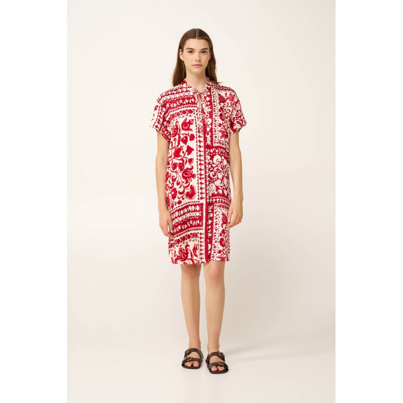 Καλοκαιρινό Φόρεμα από Ποπλίνα RED BERRY (24395-RED BERRY) Καλοκαιρινό Φόρεμα από Ποπλίνα RED BERRY (24395-RED BERRY)