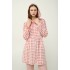 Γυναικεία Fleece Ρόμπα με Κουκούλα PINK TAN (23321-PINK TAN)