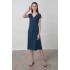 Φόρεμα με Κοντό Μανίκι BLUE MARINE (16925-BLUE MARINE)