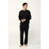 Ανδρική Μονόχρωμη Φούτερ Φόρμα BLACK (23711-BLACK)