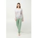 Γυναικεία Φούτερ Πυτζάμα με Μανσέτες GREEN FROSTY (23252-GREEN FROSTY) Γυναικεία Φούτερ Πυτζάμα με Μανσέτες GREEN FROSTY (23252-GREEN FROSTY)