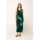 Καλοκαιρινό Viscose Μακρύ Φόρεμα BLUE (24474-BLUE)
