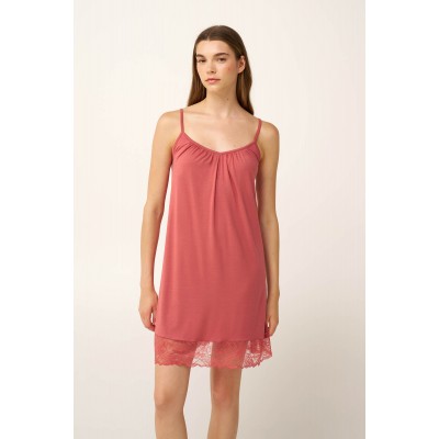 Νυχτικό Micromodal με Τιράντες PINK CEDAR (24039-PINK CEDAR)