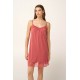Νυχτικό Micromodal με Τιράντες PINK CEDAR (24039-PINK CEDAR)