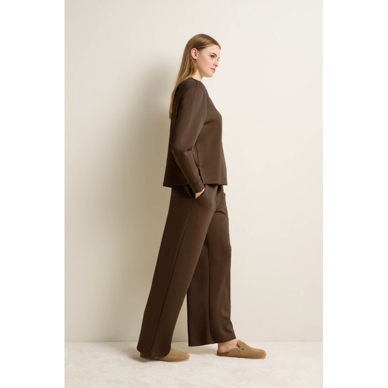 Γυναικεία Viscose Μπλούζα με Μακρύ Μανίκι BROWN (25161-BROWN) Γυναικεία Viscose Μπλούζα με Μακρύ Μανίκι BROWN (25161-BROWN)