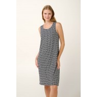 Αμάνικο Καλοκαιρινό Φόρεμα από Viscose BLACK (20961-BLACK)
