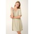Καλοκαιρινό Φόρεμα από Viscose Flama BEIGE SPRAY (22886-BEIGE SPRAY)