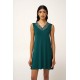Καλοκαιρινό Micromodal Νυχτικό με Δαντέλα GREEN TEAL (24012-GREEN TEAL)