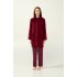 Γυναικεία Κουμπωτή Fleece Ρόμπα RED PORTO (23362-RED PORTO)